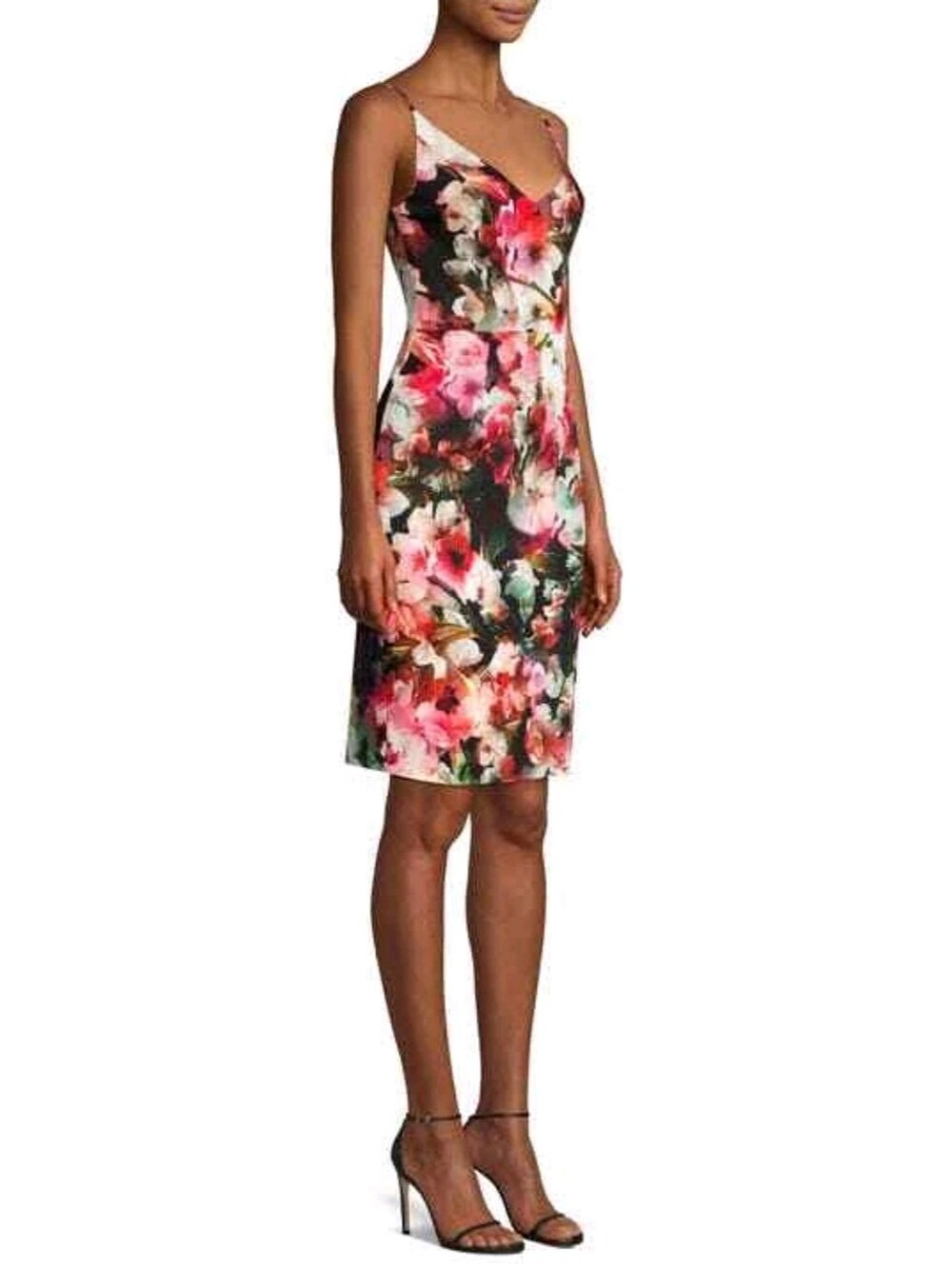 Black Halo Women's Jevette Baily Floral Print Cocktail Dress